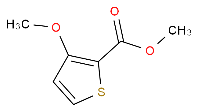 methyl 3-methoxythiophene-2-carboxylate_分子结构_CAS_62353-75-7