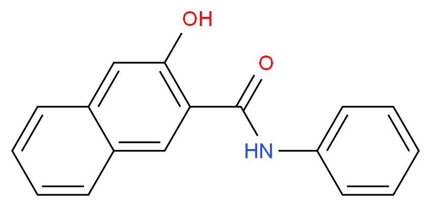 3-hydroxy-N-phenylnaphthalene-2-carboxamide_分子结构_CAS_)