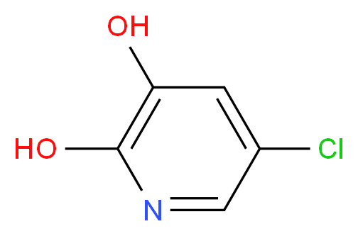 5-Chloropyridine-2,3-diol_分子结构_CAS_53233-89-9)