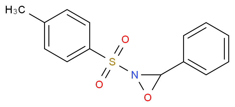 3-Phenyl-2-tosyl-1,2-oxaziridine_分子结构_CAS_63160-12-3)