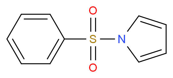 1-(苯基磺酰基)吡咯_分子结构_CAS_16851-82-4)