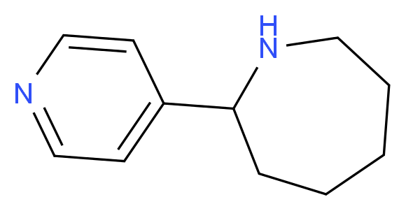 2-pyridin-4-ylazepane_分子结构_CAS_383129-02-0)