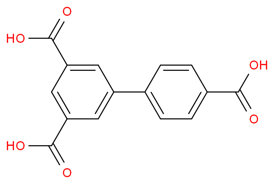 3,4′,5-联苯三羧酸_分子结构_CAS_677010-20-7)