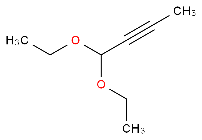 2-BUTYNYLALDEHYDE DIETHYLACETAL_分子结构_CAS_2806-97-5)