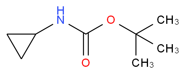 tert-butyl cyclopropylcarbamate_分子结构_CAS_132844-48-5)