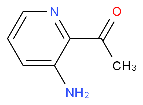 2-ACETYL-3-AMINOPYRIDINE_分子结构_CAS_13210-25-8)