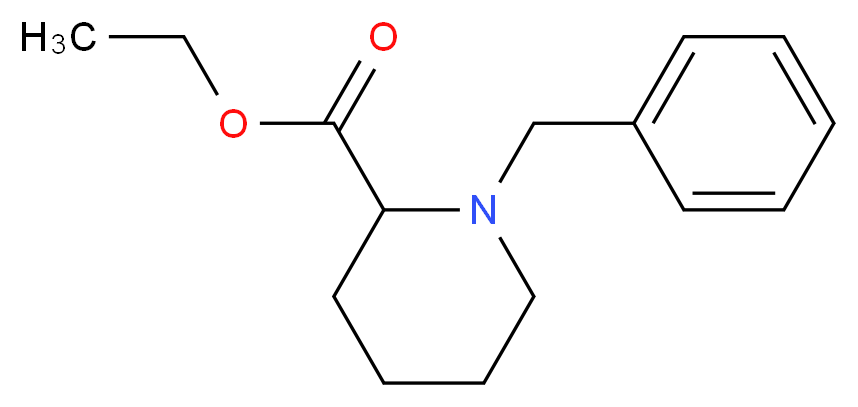 ethyl 1-benzylpiperidine-2-carboxylate_分子结构_CAS_)