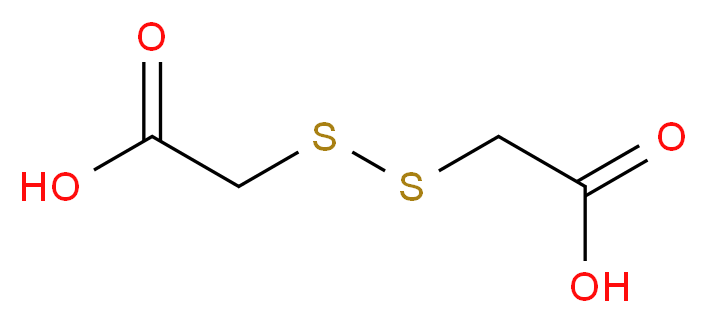 2-[(carboxymethyl)disulfanyl]acetic acid_分子结构_CAS_505-73-7