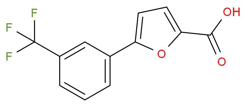 5-[3-(三氟甲基)苯基]-2-糠酸_分子结构_CAS_54022-99-0)