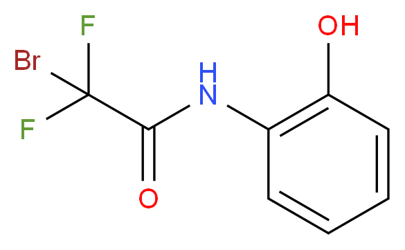 2-Bromo-2,2-difluoro-N-(2-hydroxyphenyl)acetamide_分子结构_CAS_239136-81-3)