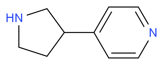 4-(Pyrrolidin-3-yl)pyridine_分子结构_CAS_150281-47-3)