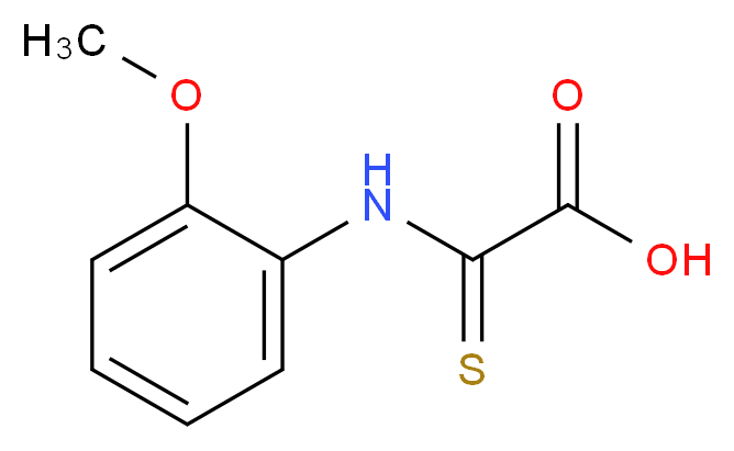 [(2-methoxyphenyl)carbamothioyl]formic acid_分子结构_CAS_7267-58-5