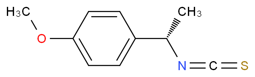 1-[(1S)-1-isothiocyanatoethyl]-4-methoxybenzene_分子结构_CAS_749261-40-3