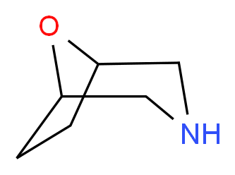 8-oxa-3-azabicyclo[3.2.1]octane_分子结构_CAS_280-13-7