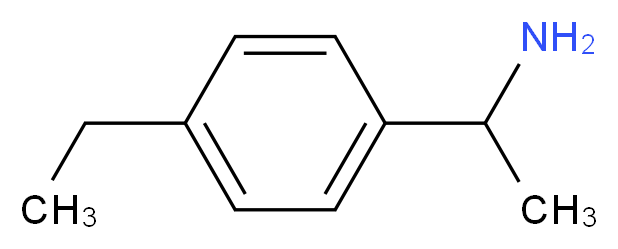 1-(4-Ethylphenyl)ethanamine_分子结构_CAS_147116-33-4)