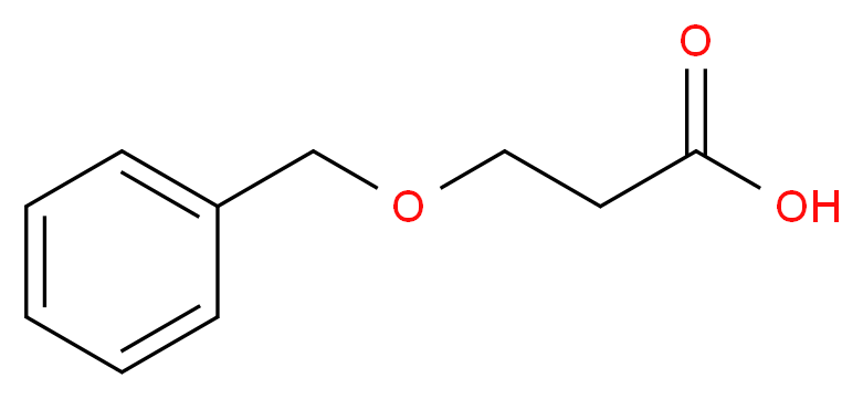 3-(benzyloxy)propanoic acid_分子结构_CAS_)