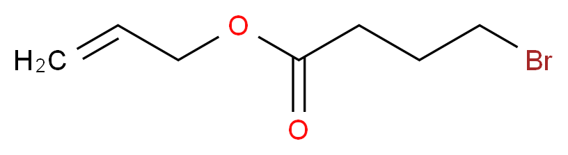 prop-2-en-1-yl 4-bromobutanoate_分子结构_CAS_178215-45-7