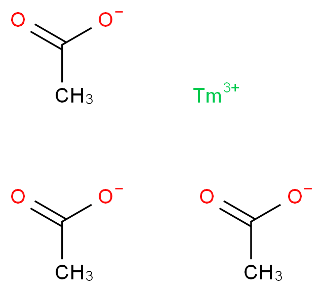 乙酸铥(III)水合物, REacton&reg;_分子结构_CAS_314041-04-8)