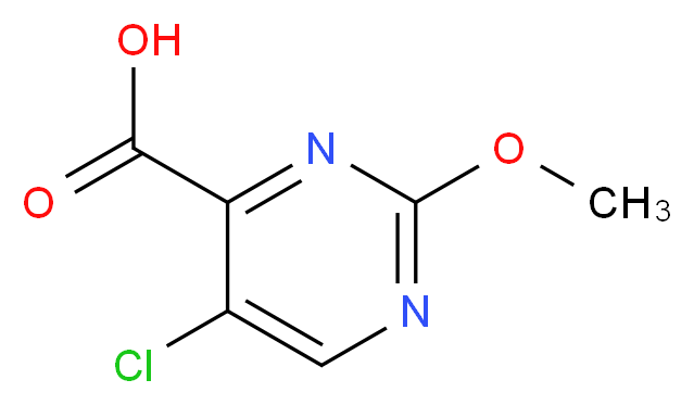 5-Chloro-2-methoxy-pyrimidine-4-carboxylic acid_分子结构_CAS_38275-36-4)