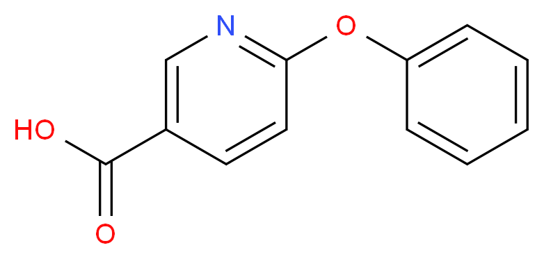 6-phenoxypyridine-3-carboxylic acid_分子结构_CAS_51362-38-0