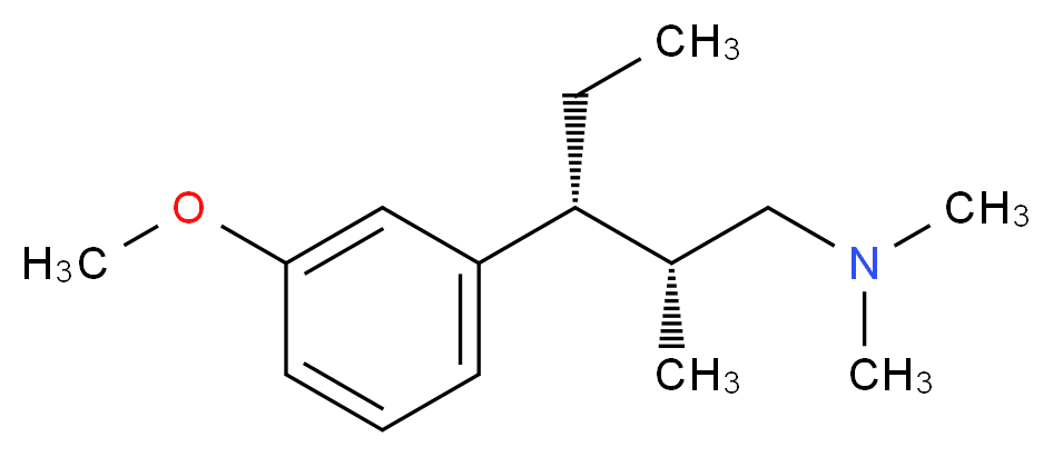(2R,3R)-3-(3-Methoxyphenyl)-N,N,2-trimethylpentan-1-amine_分子结构_CAS_175591-22-7)
