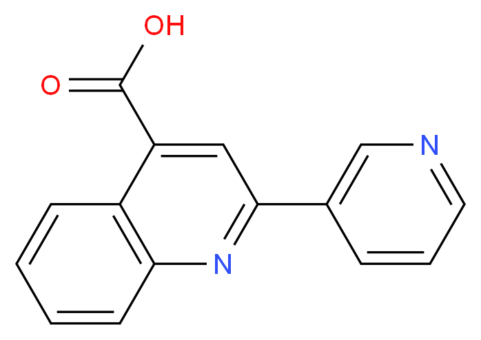 2-Pyridin-3-yl-quinoline-4-carboxylic acid_分子结构_CAS_7482-91-9)