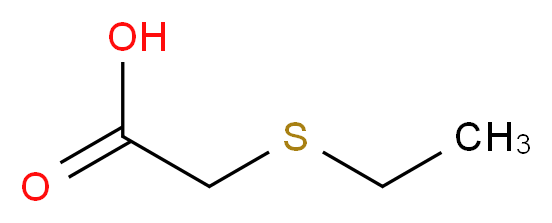 (Ethylthio)acetic acid_分子结构_CAS_627-04-3)