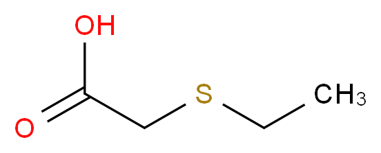 (乙基硫代)乙酸_分子结构_CAS_627-04-3)