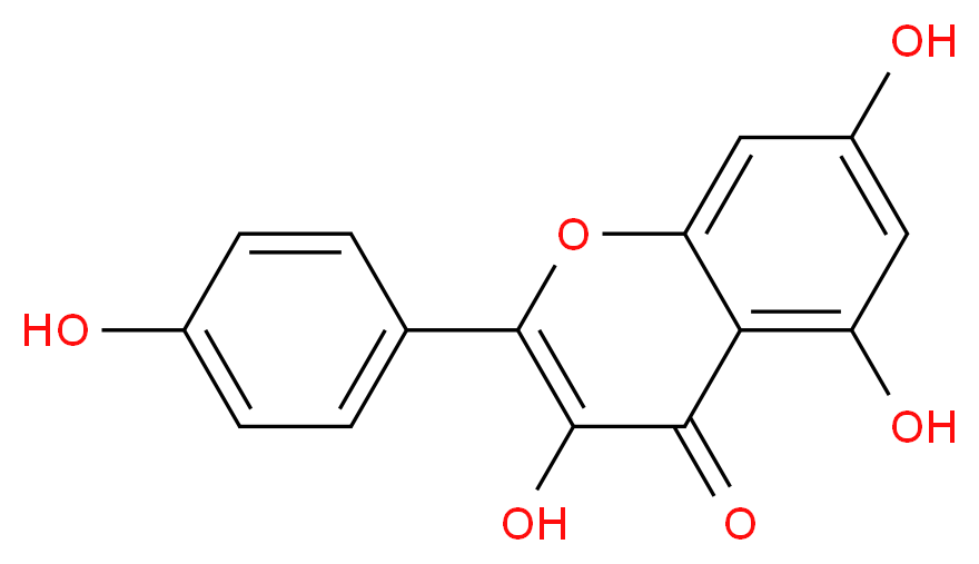 Kaempferol_分子结构_CAS_520-18-3)