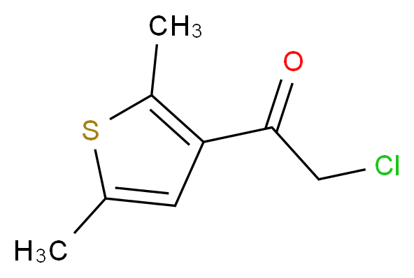 2-chloro-1-(2,5-dimethylthien-3-yl)ethanone_分子结构_CAS_31772-43-7)