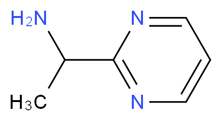 1-(PYRIMIDIN-2-YL)ETHANAMINE_分子结构_CAS_944906-24-5)