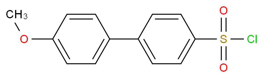 4′-Methoxybiphenyl-4-sulfonyl chloride_分子结构_CAS_202752-04-3)