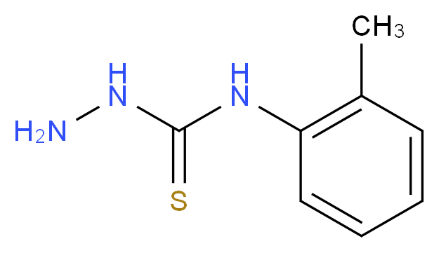 N1-(2-methylphenyl)hydrazine-1-carbothioamide_分子结构_CAS_)