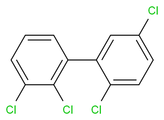 1,2-dichloro-3-(2,5-dichlorophenyl)benzene_分子结构_CAS_41464-39-5