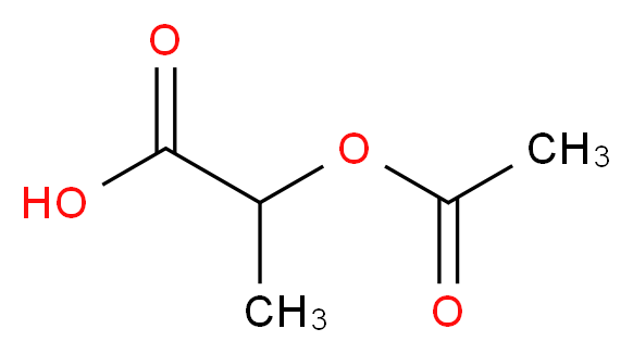 2-(acetyloxy)propanoic acid_分子结构_CAS_535-17-1