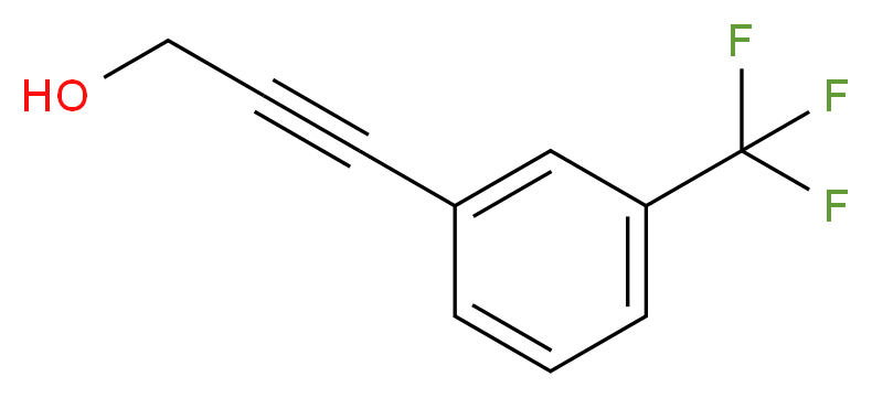 3-[3-(trifluoromethyl)phenyl]prop-2-yn-1-ol_分子结构_CAS_65126-85-4