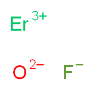 erbium(3+) ion fluoride oxidandiide_分子结构_CAS_13825-13-3