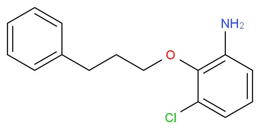 3-Chloro-2-(3-phenylpropoxy)aniline_分子结构_CAS_)