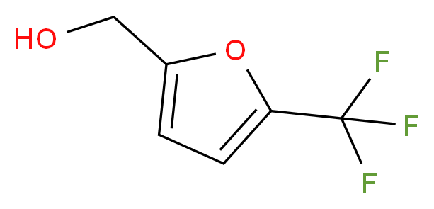[5-(trifluoromethyl)furan-2-yl]methanol_分子结构_CAS_65865-28-3