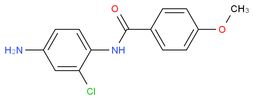 N-(4-Amino-2-chlorophenyl)-4-methoxybenzamide_分子结构_CAS_)