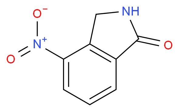 4-Nitro-1-isoindolinone_分子结构_CAS_366452-97-3)