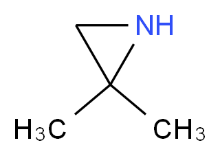 2,2-dimethylaziridine_分子结构_CAS_2658-24-4