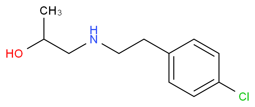 1-((4-Chlorophenethyl)amino)propan-2-ol_分子结构_CAS_847063-13-2)