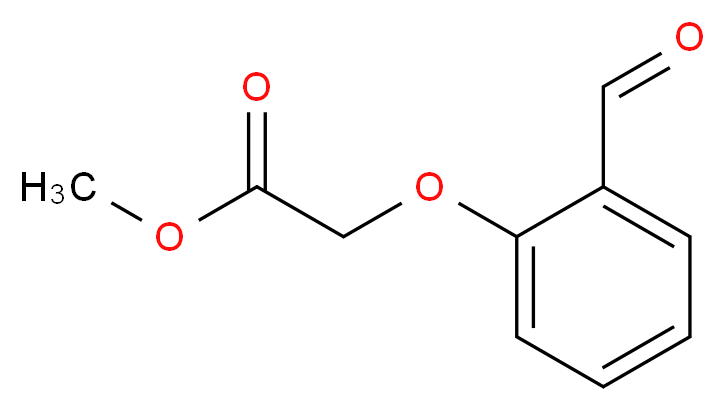 Methyl (2-formylphenoxy)acetate_分子结构_CAS_40359-34-0)