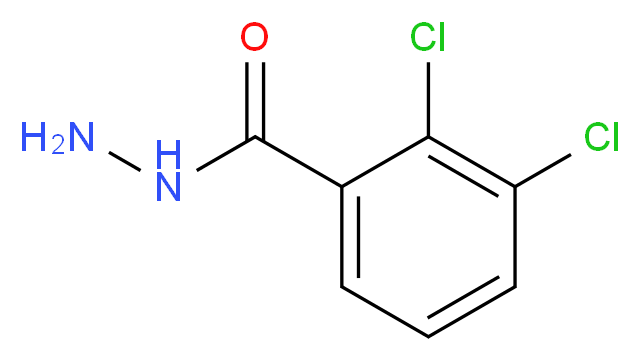 2,3-dichlorobenzohydrazide_分子结构_CAS_438197-19-4