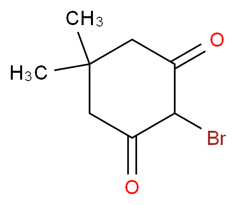 2-Bromo-5,5-dimethyl-1,3-cyclohexanedione_分子结构_CAS_1195-91-1)