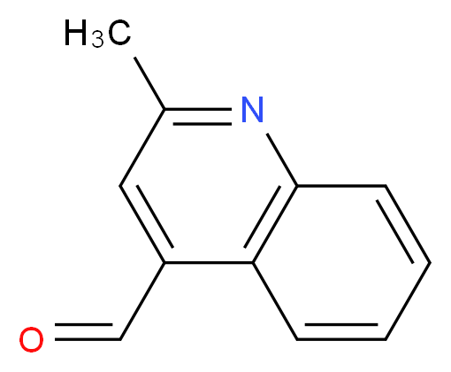 2-methylquinoline-4-carbaldehyde_分子结构_CAS_6760-22-1