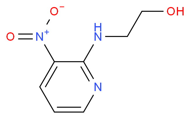 2-[(3-nitropyridin-2-yl)amino]ethan-1-ol_分子结构_CAS_50798-38-4