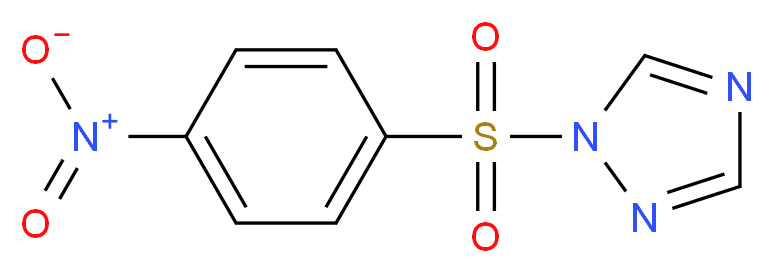 1-(4-硝基苯磺酰基)-1H-1,2,4-三唑_分子结构_CAS_57777-84-1)