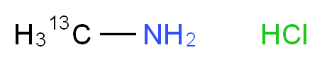 (<sup>1</sup><sup>3</sup>C)methanamine hydrochloride_分子结构_CAS_60656-93-1